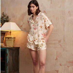 Whispering Sands Lotus Pink Short Pajamas